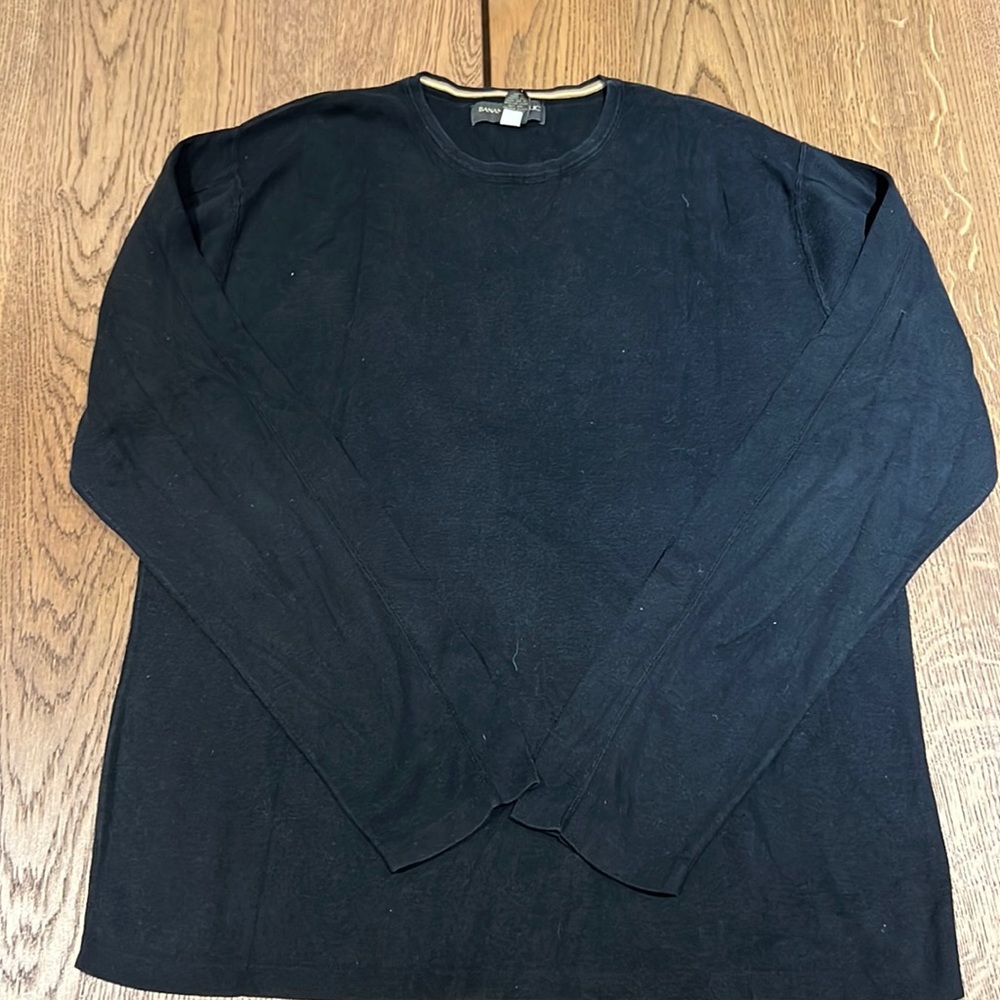 Cotton v neck sweater
